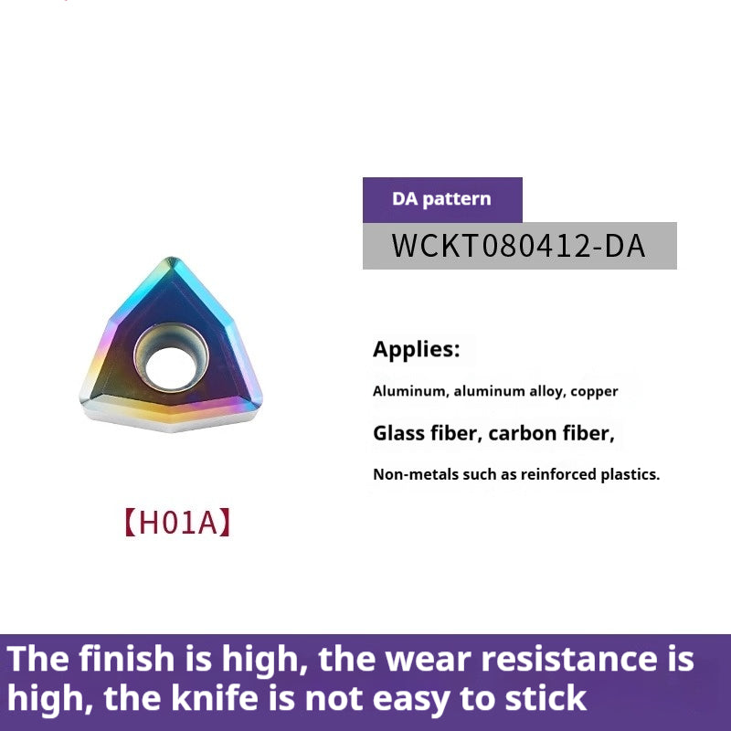 6006 CNC Aluminum Lathe Metal Ceramic Turning Inserts Nano-coated Cylindrical WNMG Bore CCMTAPMT Milling Inserts Shandong Denso Pricision Tools Co.,Ltd.